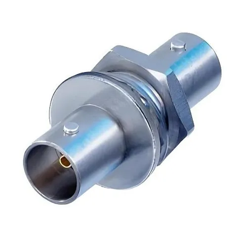 Neutrik NBB75FG Grounded BNC Bulkhead for Panel Mount, Feedthrough, Grounded