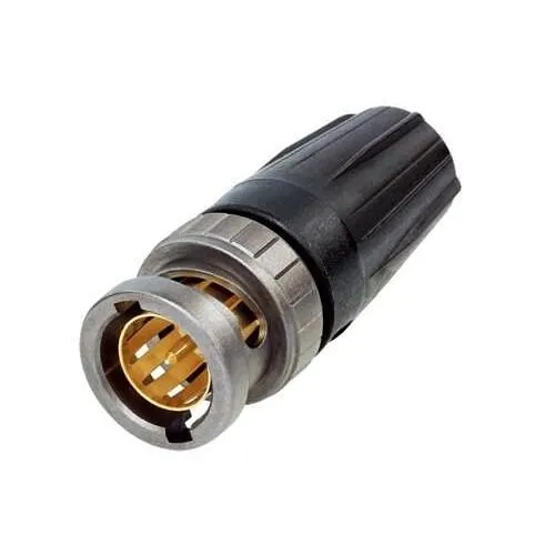 Neutrik NBNC75BTU11X RearTWIST UHD BNC Connector, Male, 75 Ohms