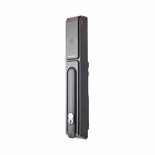 HES KS200-S-IPS-B KS Series Server Cabinet Lock, Wiegand, Swing Handle, HID multiCLASS SE Technology, Black