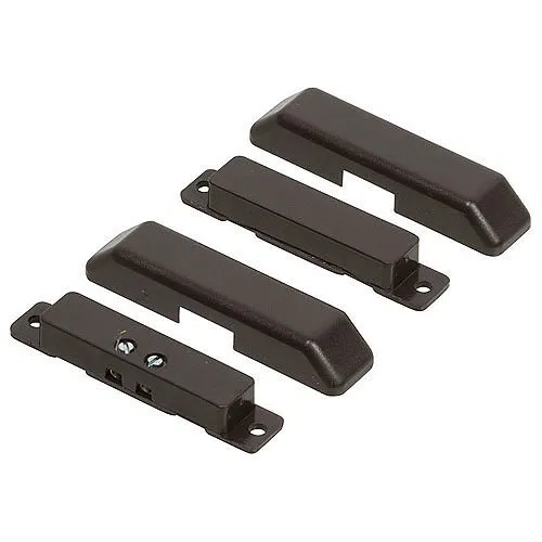 Nascom NC1010TB/ST Stick on Terminal Switch/Magnet Set, Breakoff End Mount Flanges, Snap on Cover, Brown