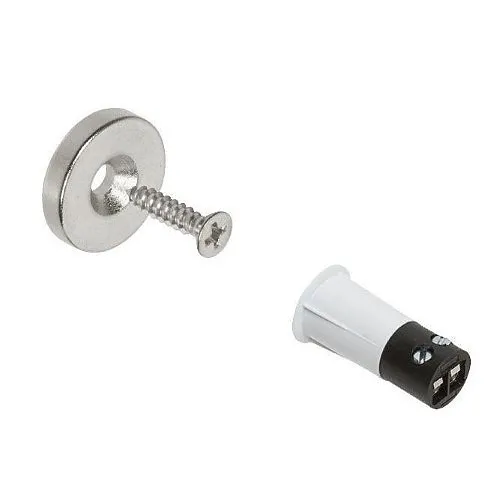 Nascom NC1175TUM600W/ST Recessed 3/8" Ultra Mini Terminal Press Fit Switch with D0.600" Donut Magnet