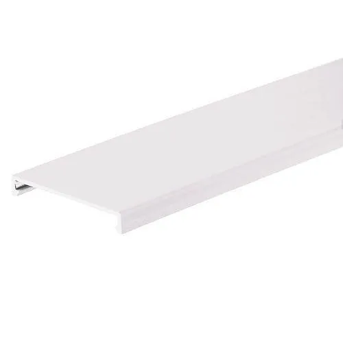 Panduit NC2WH6 Cable Management Duct Cover, Halogen Free, 2W x 6', White