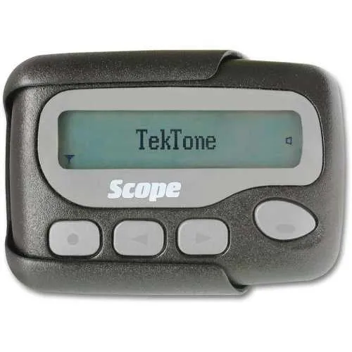 TekTone NC397A Scope 2-Line Display Alphanumeric Pager