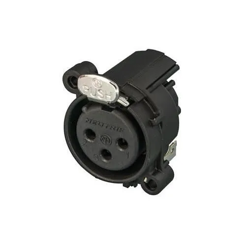 NEUTRIK NC3FAH2 A-XLR 3 Female Plastic Connector, Gold