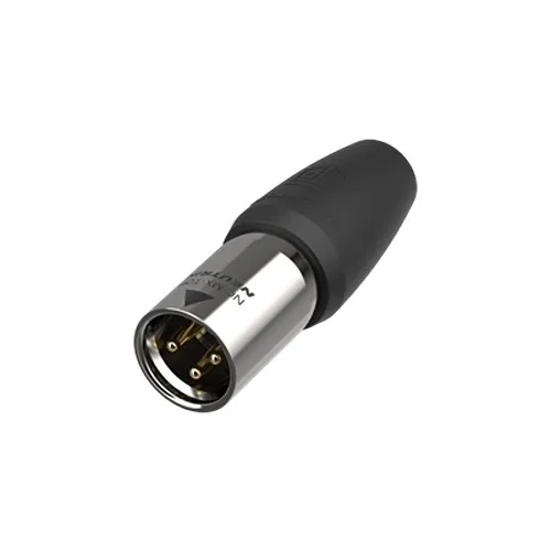 Neutrik NC3MX1TOP X-TOP Series 3-Pole Male XLR Cable Connector, IP65, Gold Contacts