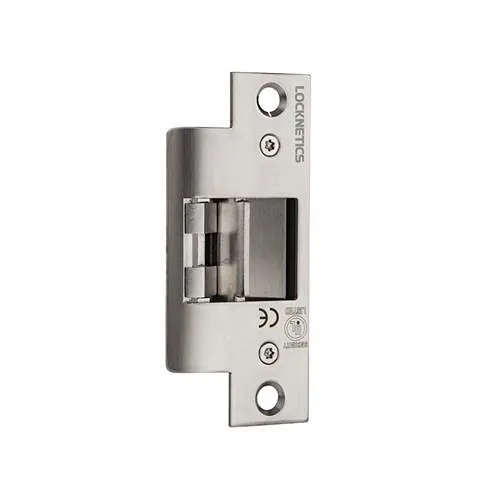 Locknetics NC450 NC Series Low Profile Electric Strike, 9/16" Trim Piece and Mounting Tabs, Satin Stainless Steel