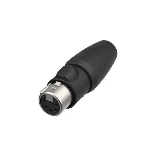 Neutrik NC5FX1TOP X-TOP Series 5-Pole Female XLR Cable Connector, IP65 Rated, Gold Contacts