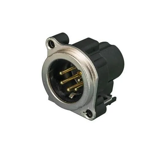 Neutrik NC5MBV Receptacle B Series 5-Pin M PCBV 1 and Ground Separation