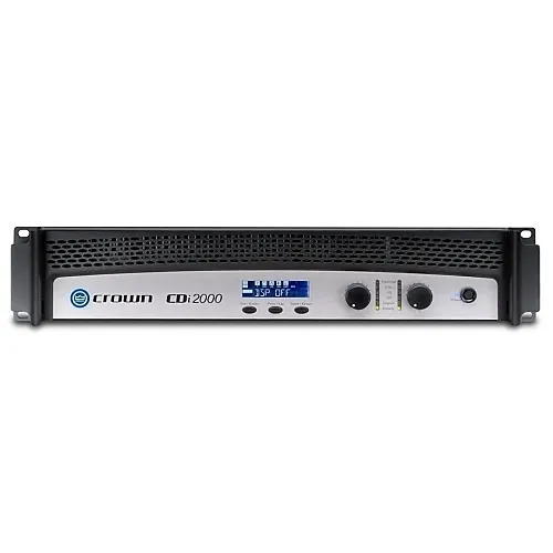 Crown NCDI2000 2-Channel Commercial Amplifier 800W/Channel at Ohms, 70V/140V