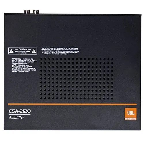 JBL Professional CSA 2120 2-Channel 120W at 4/8 Ohms Commercial Power Amplifer