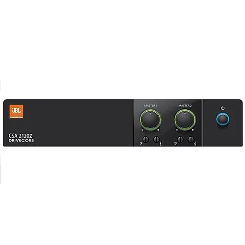 JBL Professional CSA 2120Z Commerial Series 2-Channel 120W DriveCore Amplifier, 1RU, 70V, 100V, Ohm