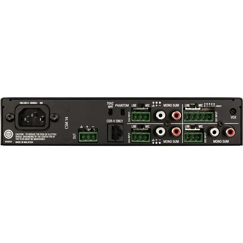 JBL Commercial NCSM14-U-US JBL CSM 14 CSM-14 Commercial Series 4-input, 1-output Audio Mixer
