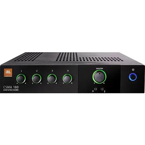 JBL Professional CSMA 180 4-Input, 1-Output Commercial Mixer-Amplifier 80Wx1 at 70V