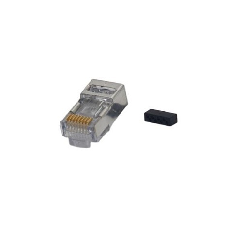 Sentinel 111S08080090L34 CAT6 Shielded RJ45 Modular Plug for Solid or Stranded Conductors (.044- .048)