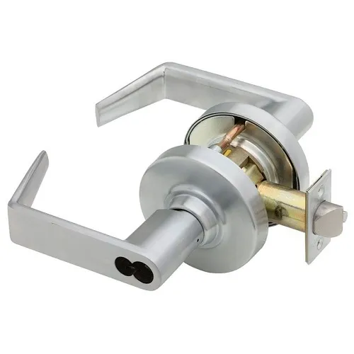 Schlage ND80JD SPA 626 ND Series Cylindrical Storeroom Lock, Sparta Lever, Satin Chrome