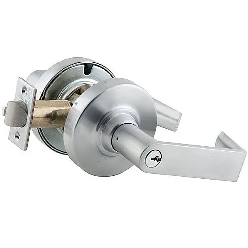 Schlage ND80PD RHO 626 ND Series Rhodes Style Lock with Storeroom Function, Satin Chrome