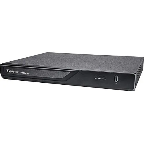 VIVOTEK ND9323P V-Series 8-Channel H.265 Embedded PoE NVR, HDD Not Included