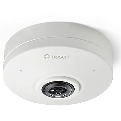 Bosch NDS-5703-F360 FLEXIDOME 5100i 6MP HDR 360° Panoramic Dome IP Camera with Microphone Array, 1.155mm Lens, White