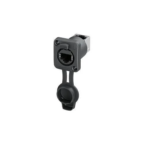 Neutrik NE8FDPU-TOP RJ45 Feedthrough Receptacle, Combined with Sealing Kit