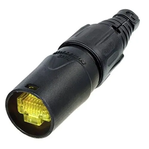 Pan Pacific NE8MX-B-TOP CAT5 and CAT6a Cable Connector Carrier, IP65, Black
