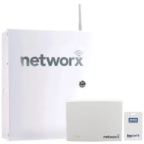 Napco NETHIDNSPAK NETWORXPANEL with HID CICR2364P Proximity Readers