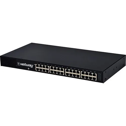 Altronix NETWAY16G 16-Port Network Managed PoE Midspan, 10/100/1000, 30W per Port, Battery Charging, 115/230 VAC Input
