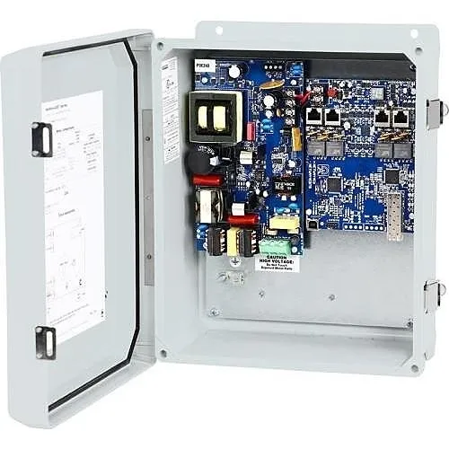 Altronix NETWAY4E1BTWP 4-Port Hardened 802.3bt 4PPoE Switch and Power Supply / Charger, IP66