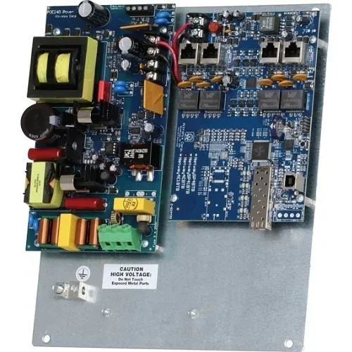 Altronix NETWAY4EBTPL 4-Port Hardened PoE 802.3bt Switch with Integral Power on a Backplane