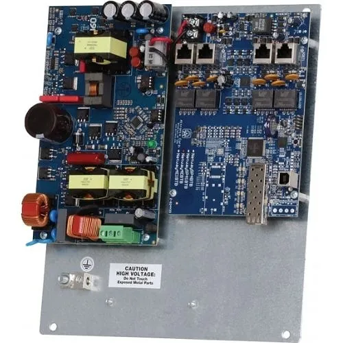 Altronix NETWAY4EBTPL3 4-Port Hardened 4PPoE (802.3bt) Switch with Integral Power on a Backplane