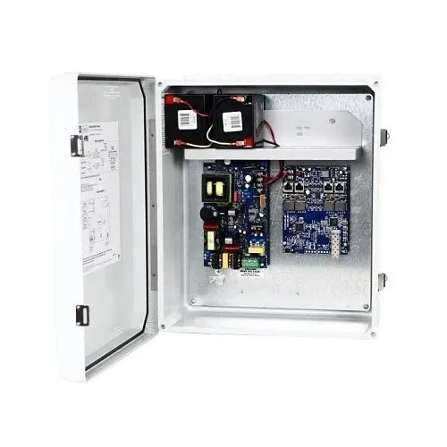 Altronix NETWAY4EBTWPX Single 1G Fiber Optic SFP, 4-Ports 10/100/1000 802.3bt 4PPoE, Power Supply / Optimized SLA or LiFePO4 Battery Charger and Switch Board, IP66 Rated Outdoor Enclosure