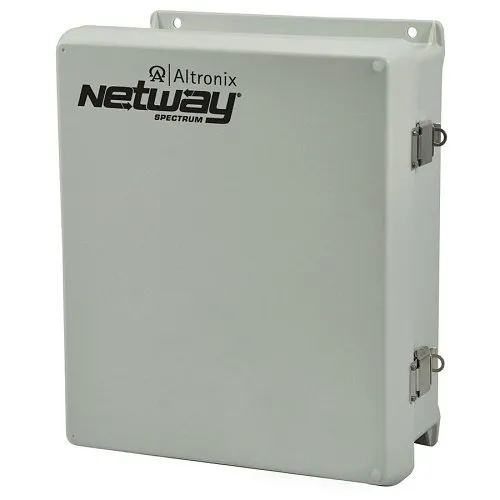 Altronix NETWAY4ELWPX Outdoor PoE+ Hardened Switch 75W in Enclosure, Single 1G Fiber SFP, port 10/100/1000 PoE/PoE+ Configurable for 2x 60W Hi-PoE, LINQ