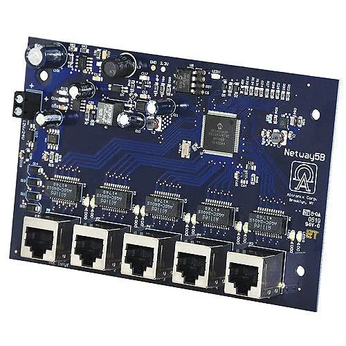 Altronix NetWay5B 5-Port Hardened Switch Board