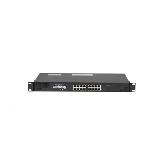 Altronix NETWAY81GL 8-Port Midspan in 1U Rack Enclosure, PoE/PoE+/Hi PoE, 60W per Port