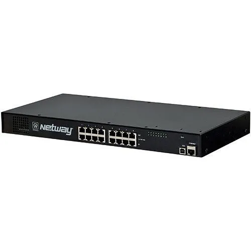 Altronix NetWay8BT Network Managed 802.3bt 4PPoE Midspan, 8-port, 10/100/1000, 90W max per port (480W total power), Battery Charging, 115/230VAC