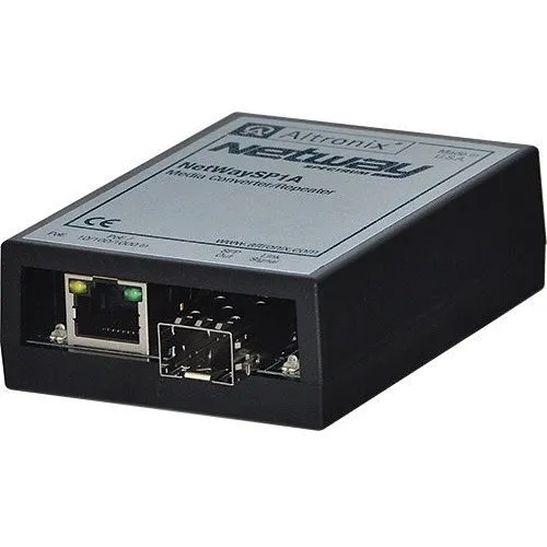 Altronix NETWAYSP1A PoE Powered Ethernet to Fiber Media Converter / Repeater