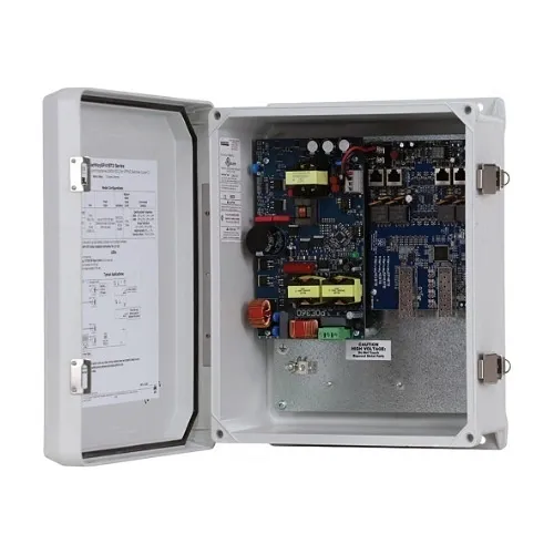 Altronix NETWAYSP41BTWP3 Dual Fiber Optic SFP 1G Link, 4-Port Hardened 802.3bt 4PPoE Switch and 320W Power Supply/Charger Mounted in NEMA4/4X, IP66 Enclosure