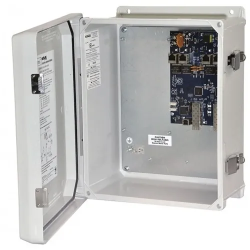Altronix NETWAYSP41WPN 4 Port, MED Con, 2 SFP, No LinQ, NEMA4 Network Switch for Security Systems