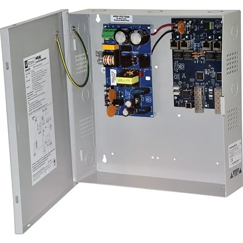 Altronix NETWAYSP41X 4 Port, MED Con, 2 SFP, No LinQ, NEMA Network Switch for Industrial Use