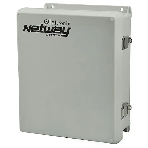 Altronix NETWAYSP8LWPX 8-Port PoE+ Outdoor Hardened Switch with Optimized Lithium Iron Phosphate Battery Charger