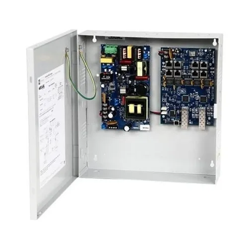 Altronix NETWAYSP8X2 8-Port Hardened Indoor PoE+ Switch with Integral Power