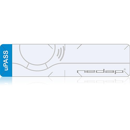 Nedap 9947426 uPASS Long-Range Vehicle Identification UHF Windshield Tag Tamper Resistant Wiegand, 26-Bit