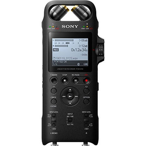 Sony Media PCM-D10 High-Resolution Audio Digital Recorder with 3-Way Adjustable Microphone