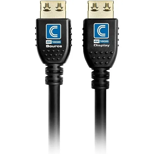 Comprehensive NFHD18G-20PROBLKA NanoFlex Pro AV/IT Integrator Series Active 4K 18G High Speed HDMI Cable, 20', Jet Black