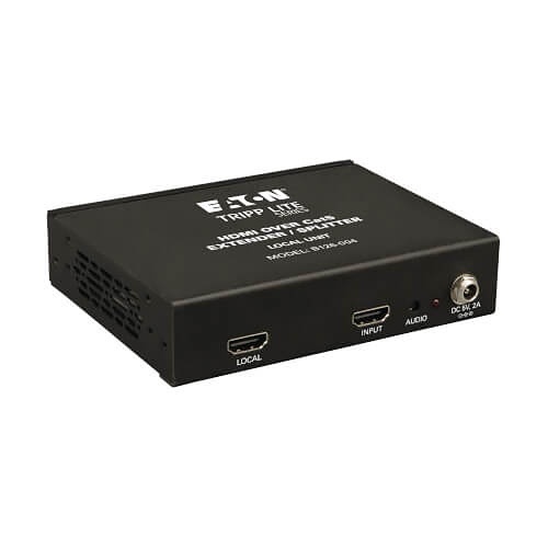 Eaton Tripp Lite B126-004 4-Port HDMI over CAT5/CAT6 Extender/Splitter, Box-Style Transmitter for Video and Audio, 1080P at 60 Hz, up to 200', TAA