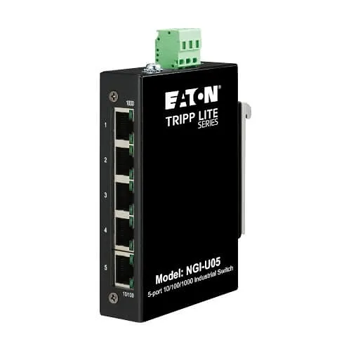 Eaton Tripp Lite NGI-U05 5-Port Unmanaged Industrial Gigabit Ethernet Switch