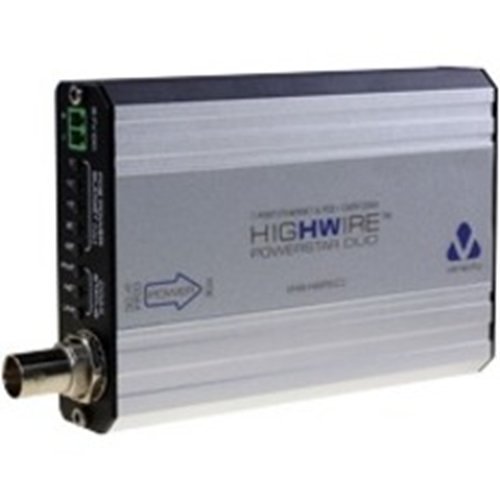 Veracity VHW-HWPS-C2 HIGHWIRE Powerstar Duo 2-Port PoE Switch Over Coax Cable