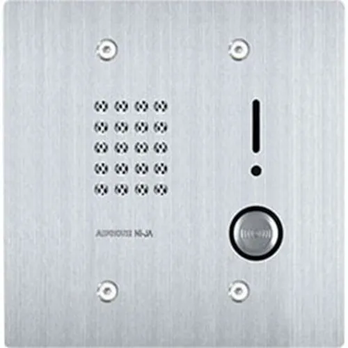 Aiphone NI-JA 2-Gang Door Station, Stainless Steel