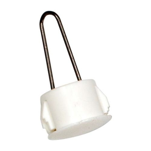 GRI PW-500-W 1/2" Diameter 1" L, Self Locking, Pre-Wired Plug, White (Min Order Qty of 100)
