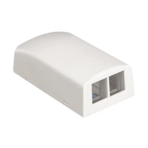 Panduit NK2BXIG-A NetKey 2-Port Surface Mount Box, Plenum, Gray