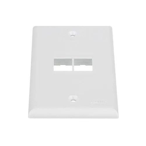 Panduit NK2FNWH Wall Plate